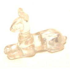 Egyptian Dog Anubis 2.25 Inch Figurine - Fused Quartz