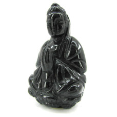 Kwin Yin 2.25 Inch Figurine - Obsidian Black