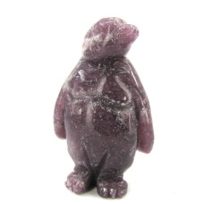 Penguin 2.25 Inch Figurine - Purple Jasper