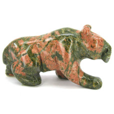 Panther 2.25 Inch Figurine - Unakite