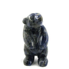 Bear Standing 1.5 Inch Figurine - Sodalite