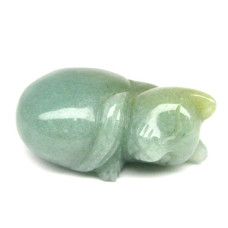 Cat Sleeping 1.5 Inch Figurine - Aventurine