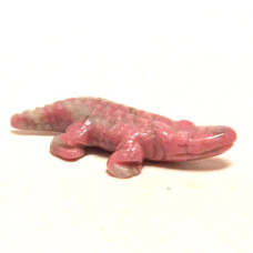 Crocodile 1.5 Inch Figurine - Rhodonite