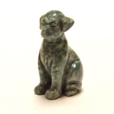 Dog Classic 1.5 Inch Figurine - Tree Agate