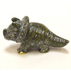 Dinosaur (Triceratops) 1.5 Inch Figurine - Verdite