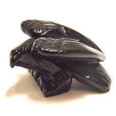 Eagle Classic 1.5 Inch Figurine - Obsidian Black