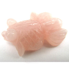 Goldfish 1.5 Inch Figurine - Rose Quartz