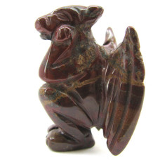 Gargoyle 1.5 Inch Figurine - Rainbow Jasper