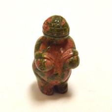 Goddess (Venus of Willendorf) 1.5 Inch Figurine - Unakite