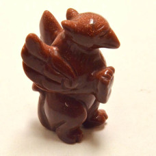 Griffin 1.5 Inch Figurine - Goldstone