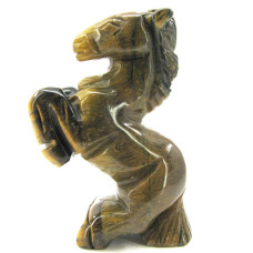 Horse Standing 1.5 Inch Figurine - Tiger Eye