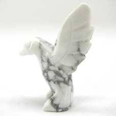 Hummingbird 1.5 Inch Figurine - Howlite White