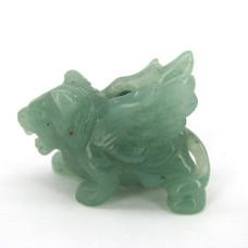 Lion with Wings 1.5 Inch Figurine - Aventurine