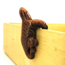 Lizard Climbing 1.5 Inch Figurine - Goldstone