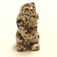 Otter Standing 1.5 Inch - Dalmatian Dacite