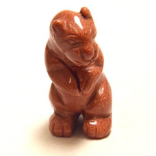 Otter Standing 1.5 Inch - Goldstone