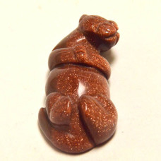 Otter 1.5 Inch Figurine - Goldstone