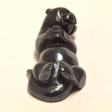 Otter 1.5 Inch Figurine - Hematite