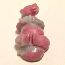 Otter 1.5 Inch Figurine - Rhodonite