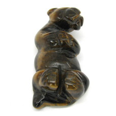 Otter 1.5 Inch Figurine - Tiger Eye