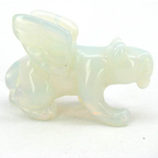 Panther with Wings 1.5 Inch Figurine - Opalite