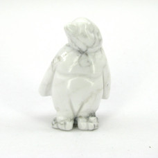 Penguin 1.5 Inch Figurine - Howlite White