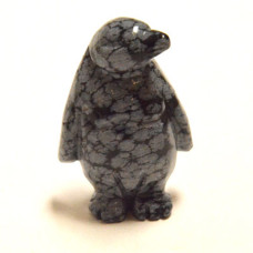 Penguin 1.5 Inch Figurine - Snowflake Obsidian