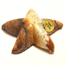 Starfish 1.5 Inch Figurine - Picture Jasper