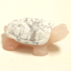 Turtle (Two Tone) 1.5 Inch Figurine - Howlite