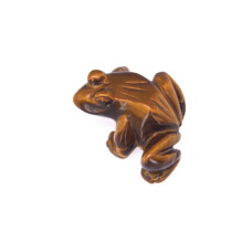 Frog Classic 1 Inch Figurine - Tiger Eye