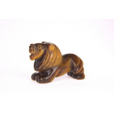 Lion 1 Inch Figurine - Tiger Eye