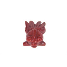 Goldfish Classic Carved Fetish Bead 0.75 Inch - Amethyst