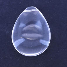 GP Teardrop Pendant without - Fused Clear Quartz