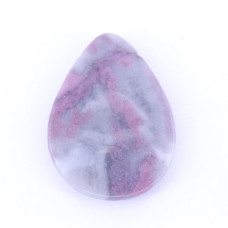 GP Teardrop Pendant with Hole through it - Rhodonite