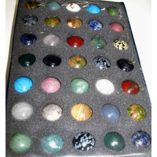 30mm Gemstone Sphere 35 piece Packs