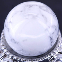 20mm Gemstone Sphere - 20 pc pack - Howlite White