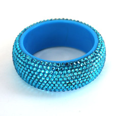 Crystal Rhinestone Fashion Bracelet - Sky Blue