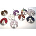 GP Round - Wrapped Gemstone Chip Tree Pendant  Assorted Stones