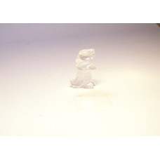 Dinosaur (T-Rex) 1 Inch Figurine - Clear Quartz