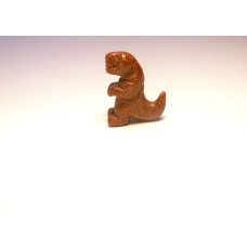 Dinosaur (T-Rex) 1 Inch Figurine - Goldstone