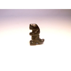 Dinosaur (T-Rex) 1 Inch Figurine - Obsidian Black