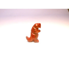 Dinosaur (T-Rex) 1 Inch Figurine - Rainbow Jasper