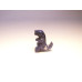 Dinosaur (T-Rex) Carved Fetish Bead 0.75 Inch - Sodalite