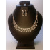 Rhinestone Necklace Set with Matching Earrings -#2