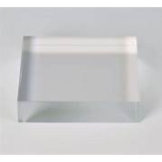 Display Block - 4cm x 4cm x1.5cm- Black or Clear